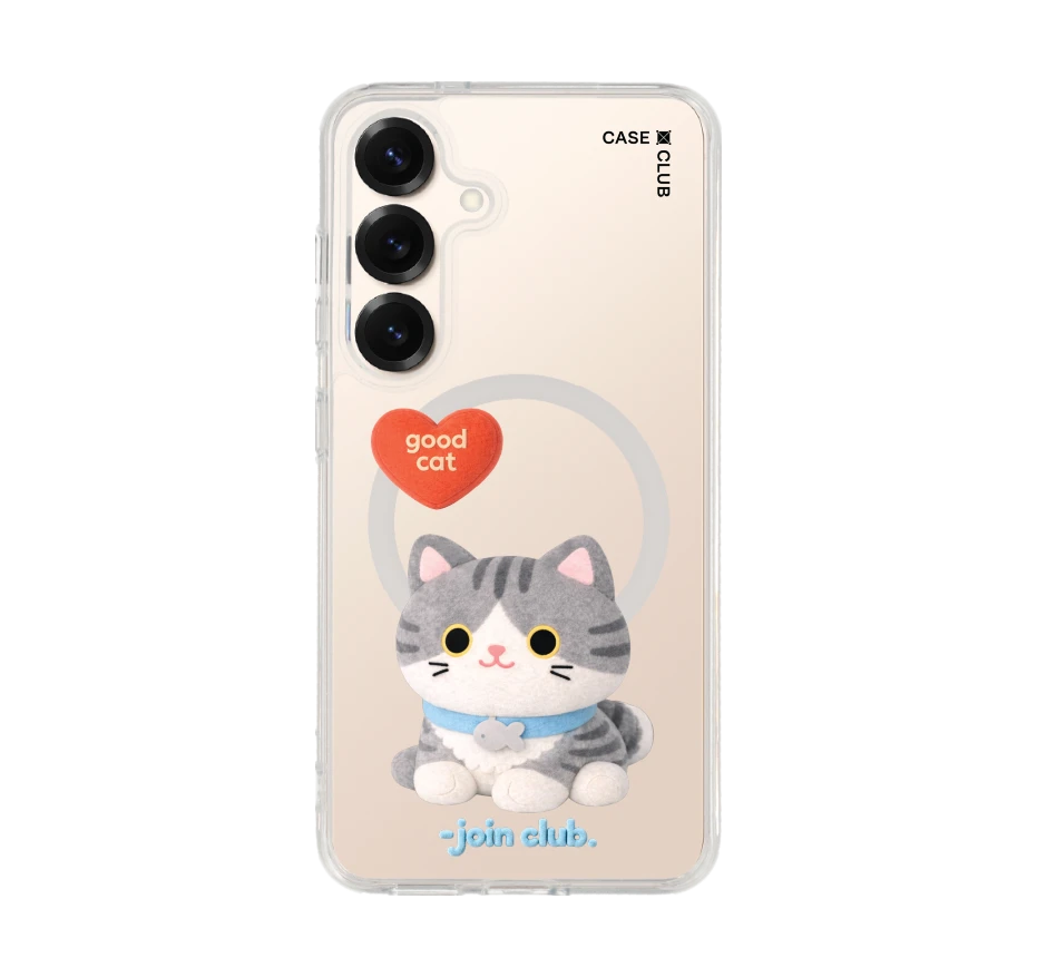join the club heartful tabby cat