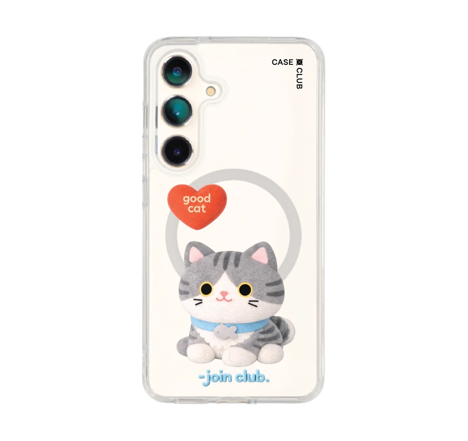 join the club heartful tabby cat