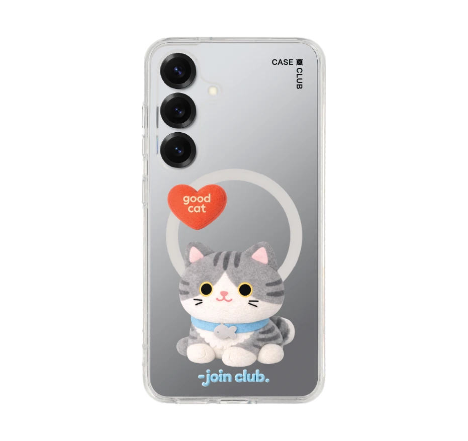 join the club heartful tabby cat