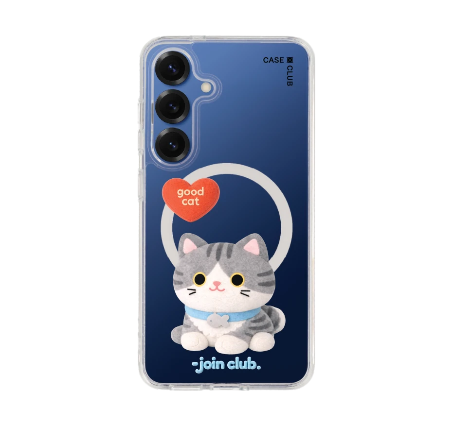 join the club heartful tabby cat