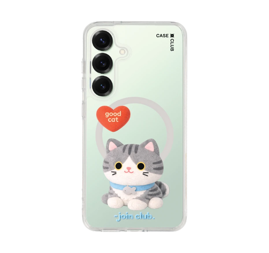 join the club heartful tabby cat