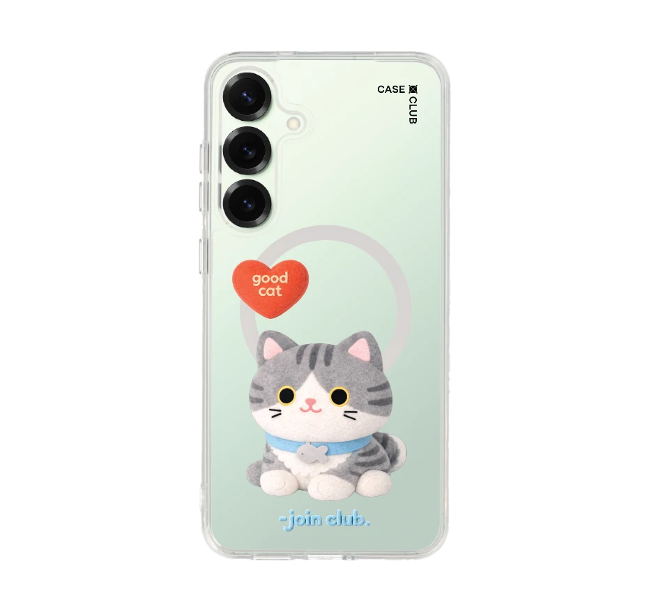 join the club heartful tabby cat