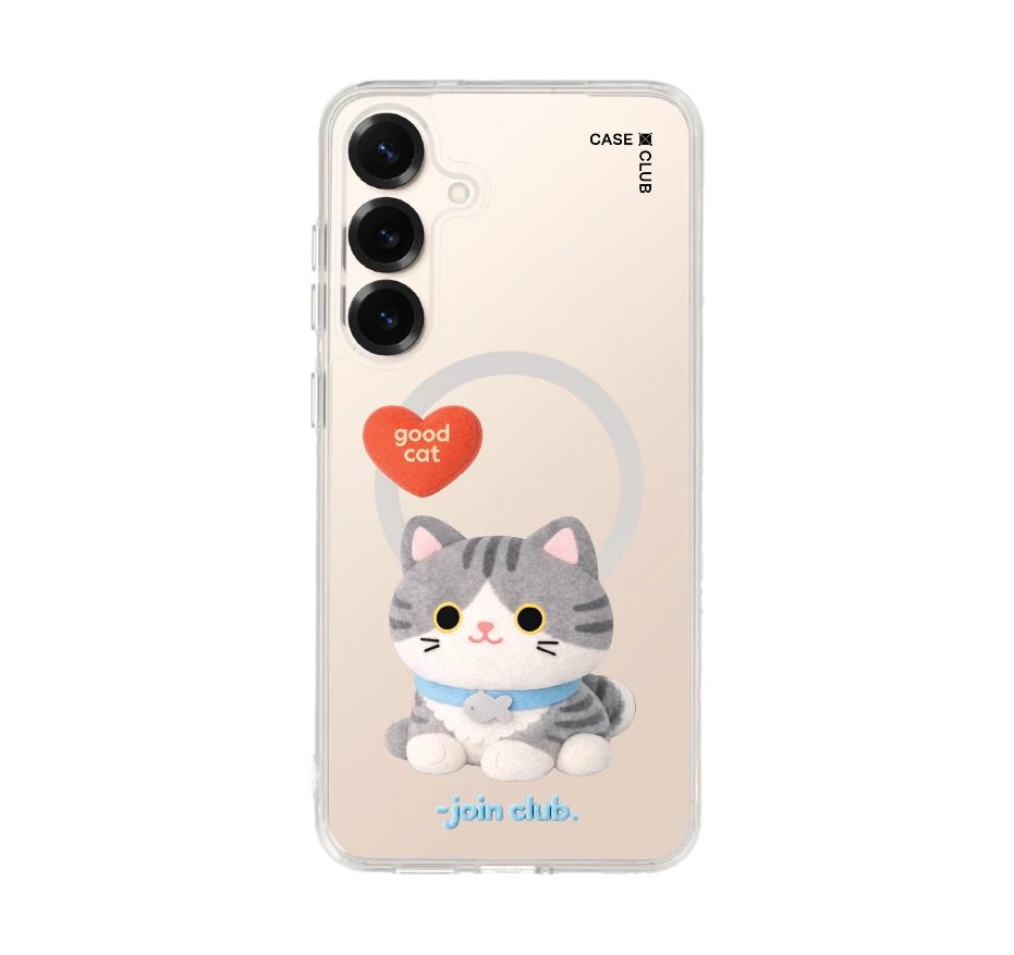 join the club heartful tabby cat