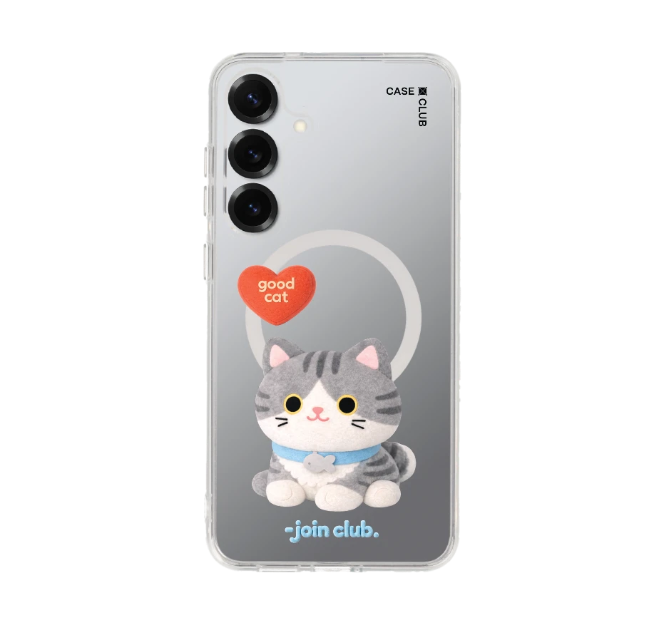 join the club heartful tabby cat