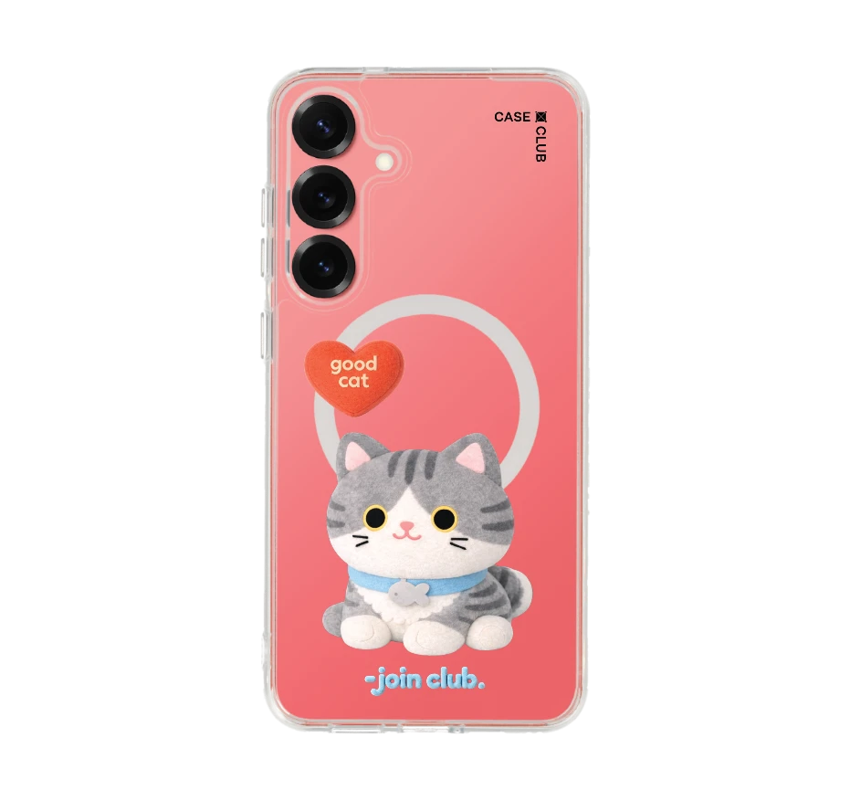 join the club heartful tabby cat
