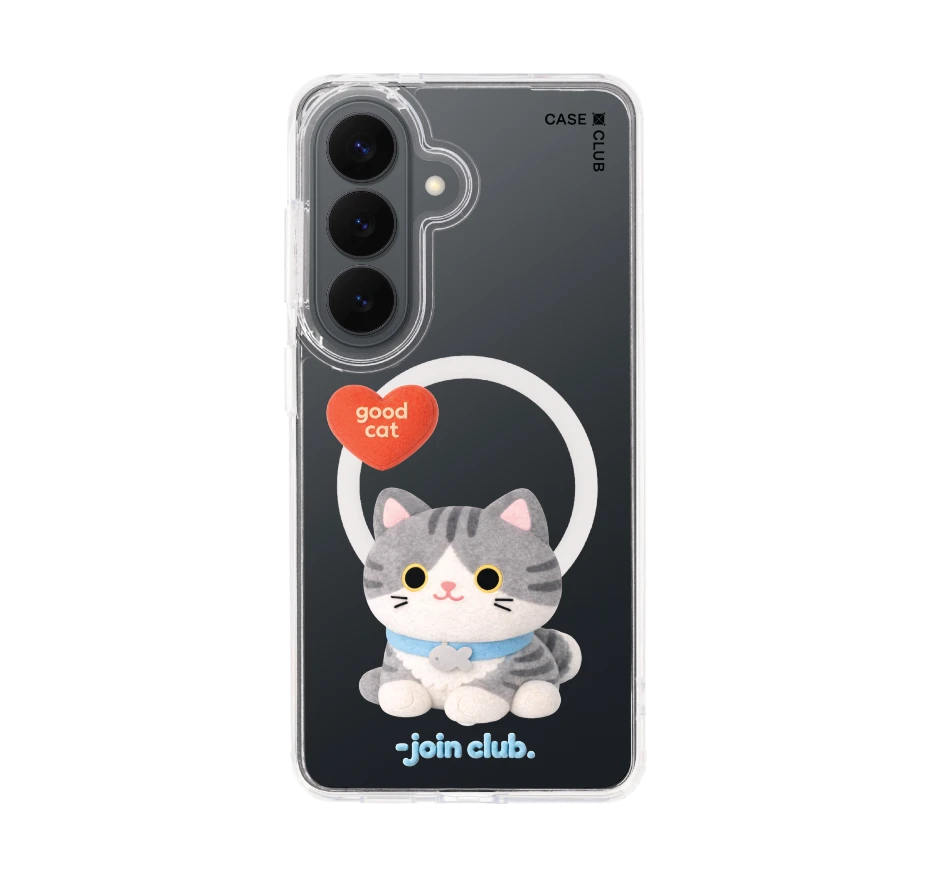 join the club heartful tabby cat