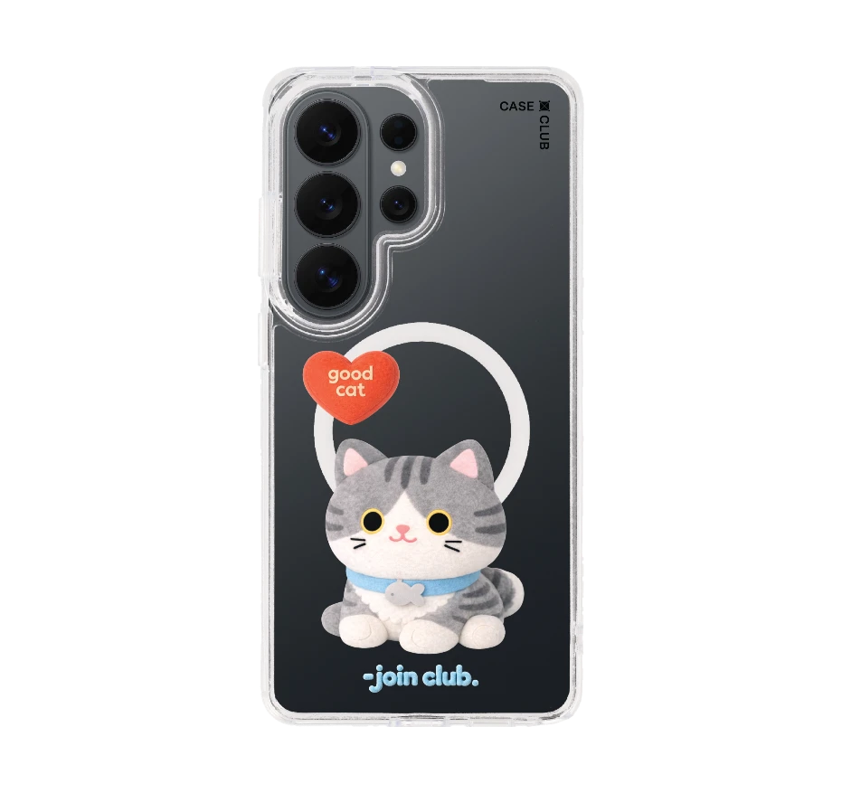 join the club heartful tabby cat