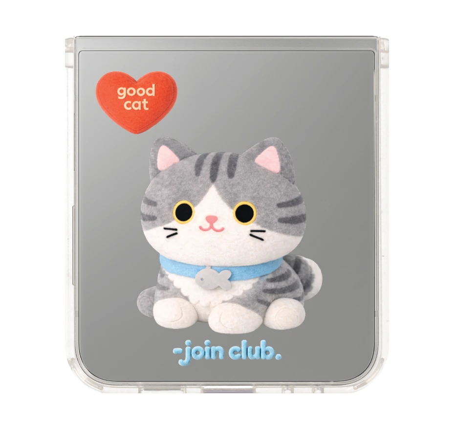 join the club heartful tabby cat