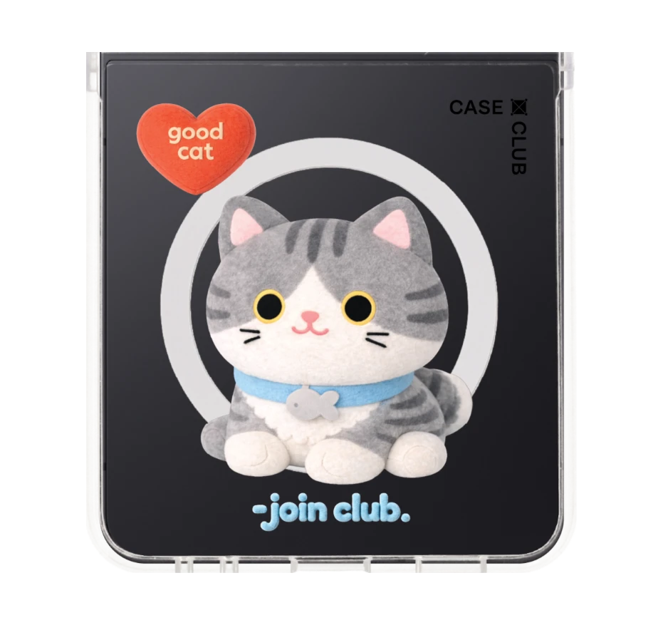 join the club heartful tabby cat