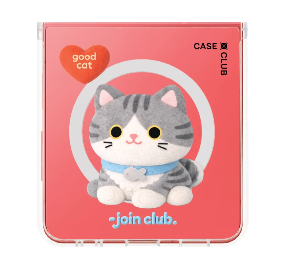join the club heartful tabby cat