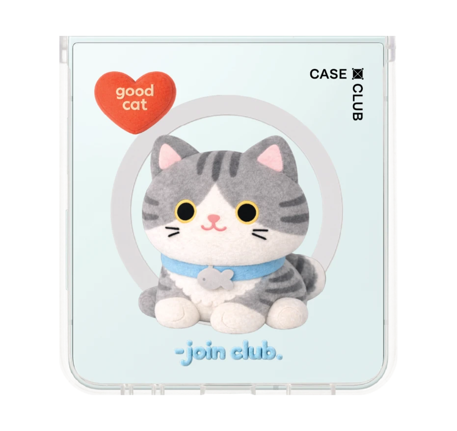 join the club heartful tabby cat