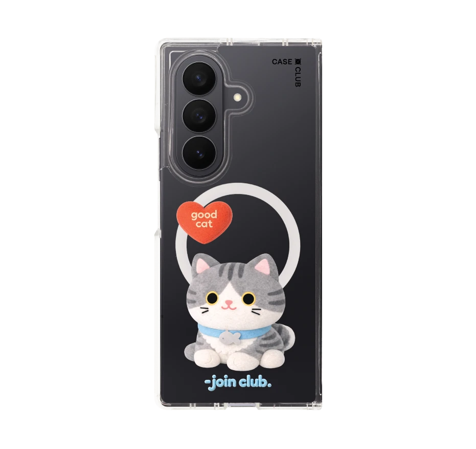 join the club heartful tabby cat