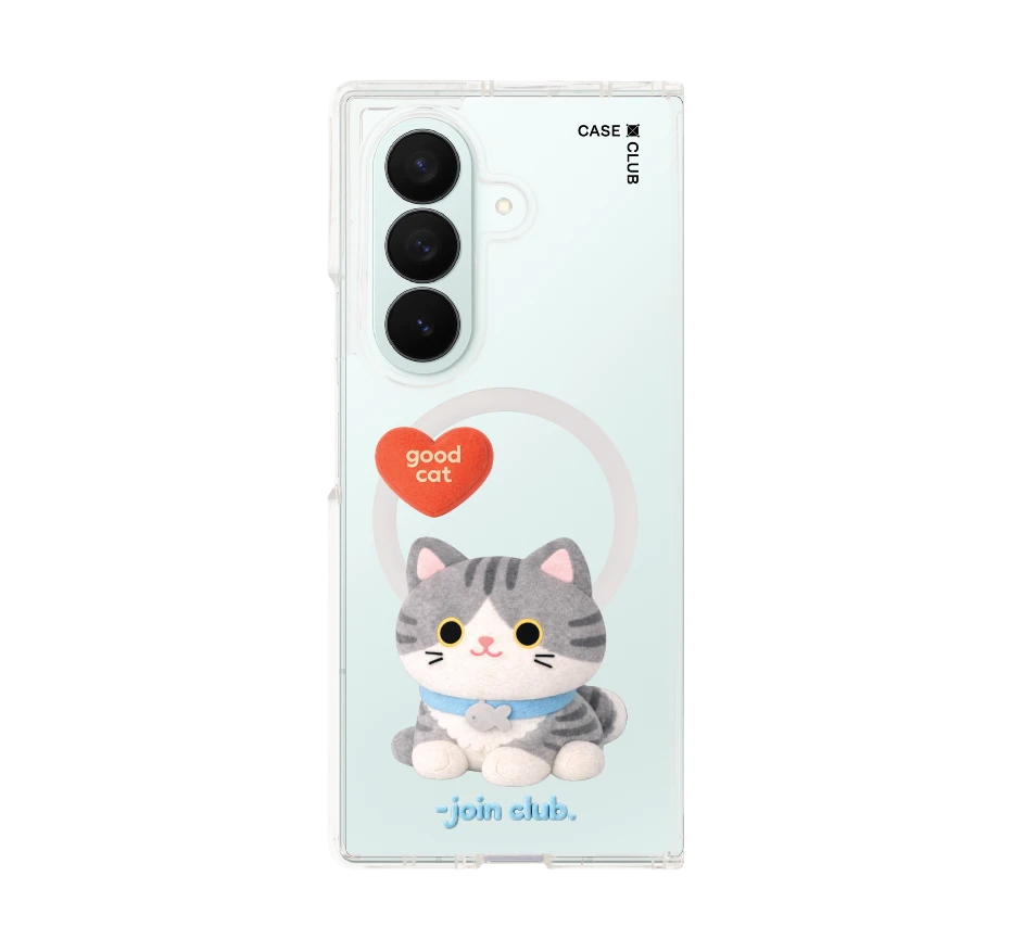 join the club heartful tabby cat