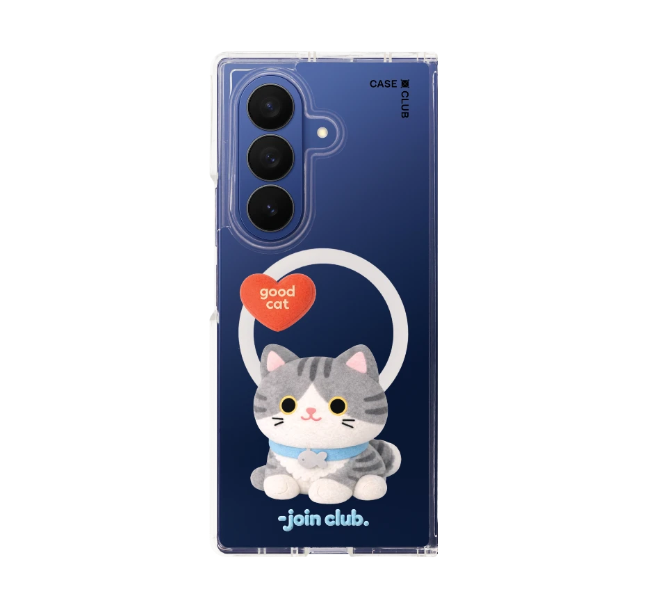 join the club heartful tabby cat