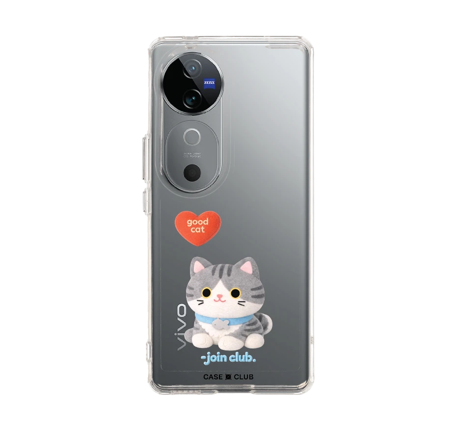 join the club heartful tabby cat