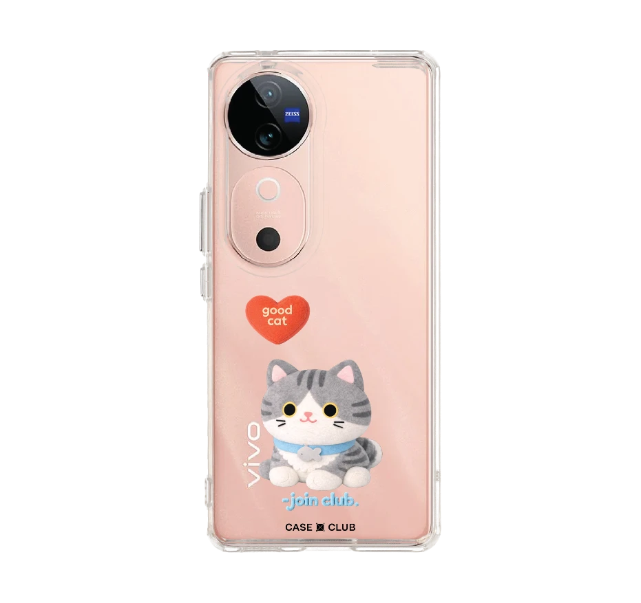 join the club heartful tabby cat