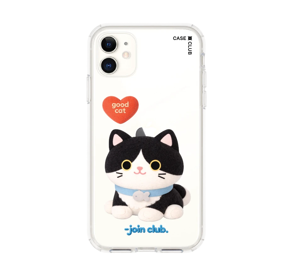 join the club heartful แมวทักซิโด้