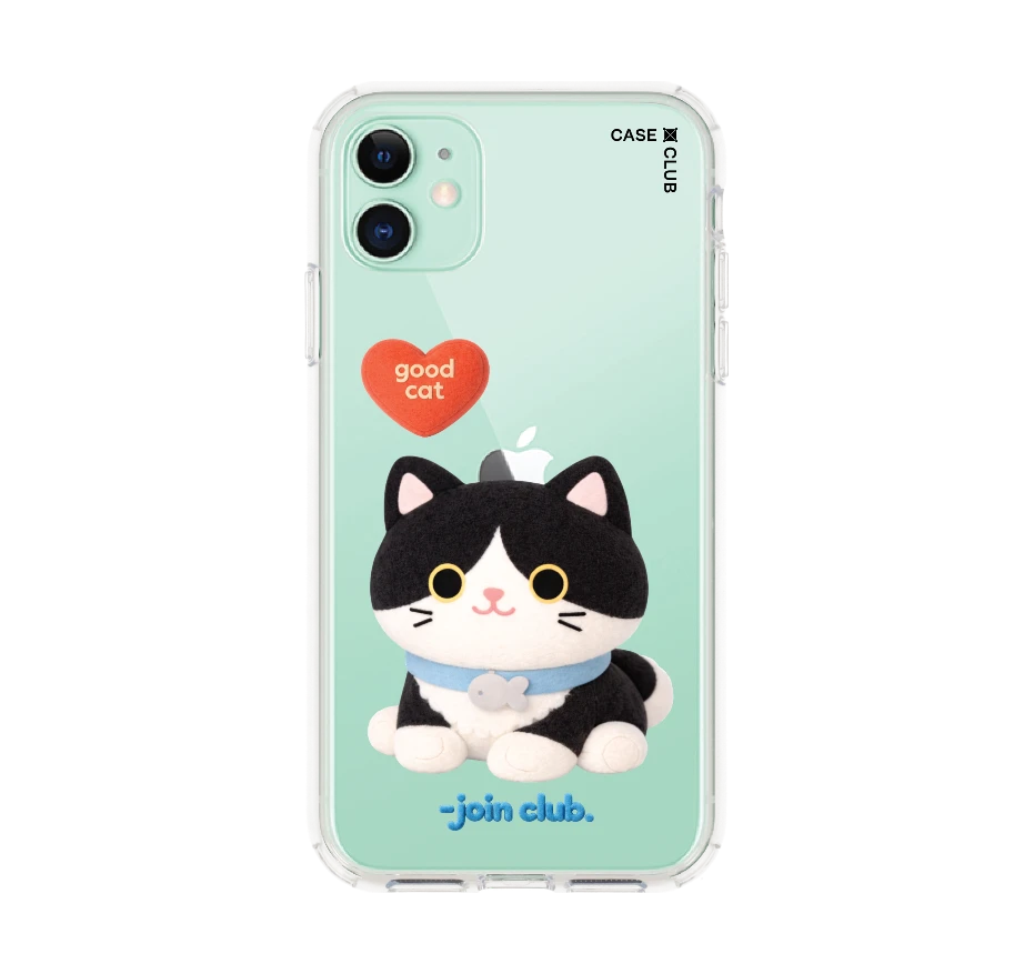 join the club heartful แมวทักซิโด้