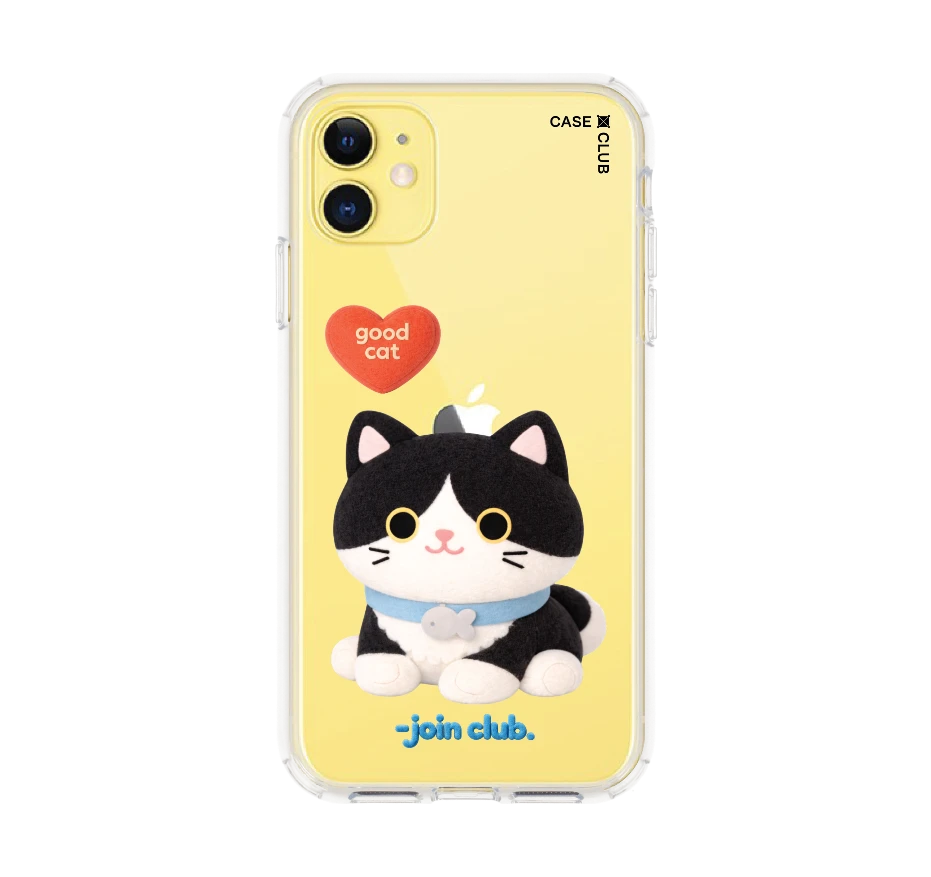 join the club heartful แมวทักซิโด้
