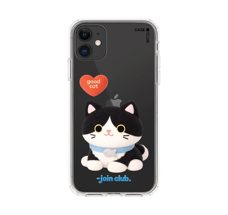 join the club heartful แมวทักซิโด้