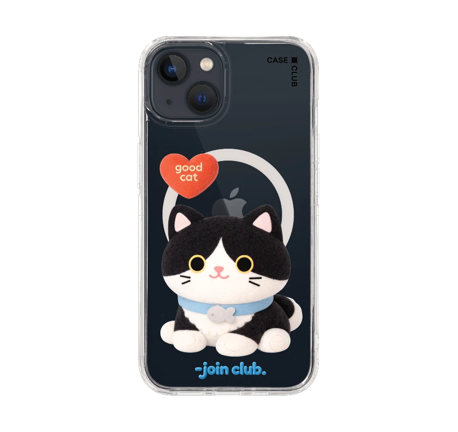 join the club heartful แมวทักซิโด้