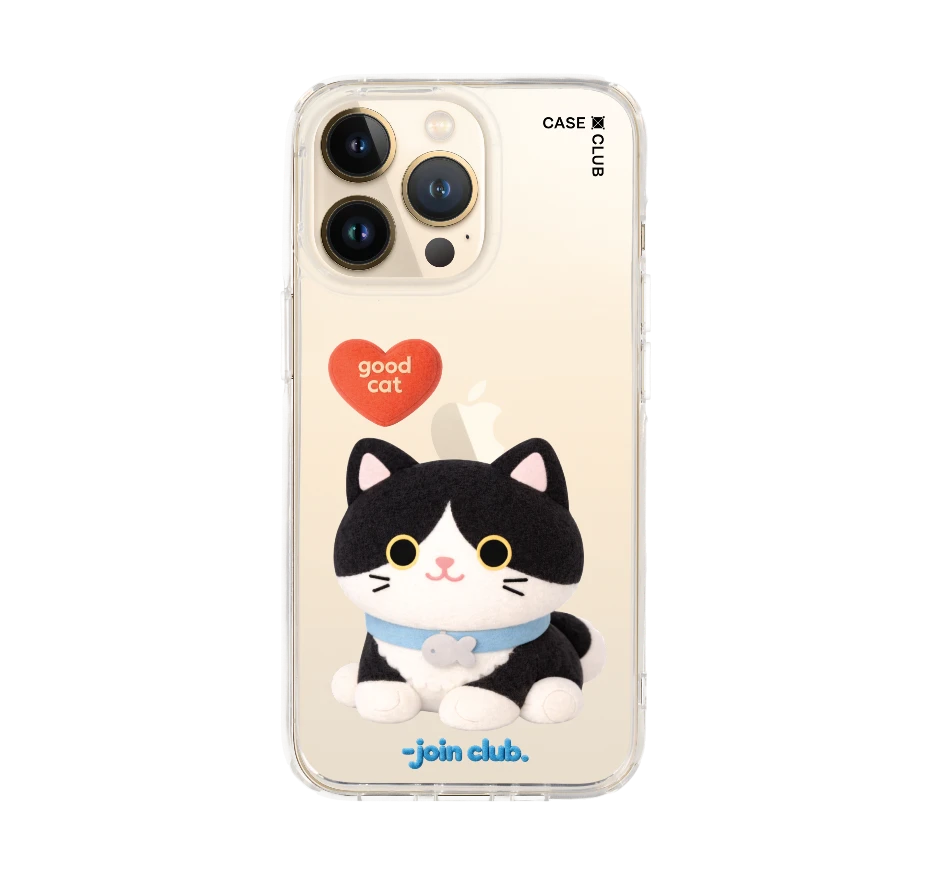 join the club heartful แมวทักซิโด้