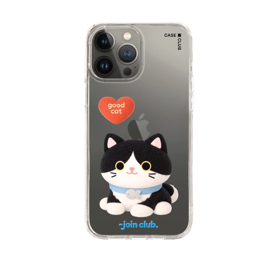 join the club heartful แมวทักซิโด้
