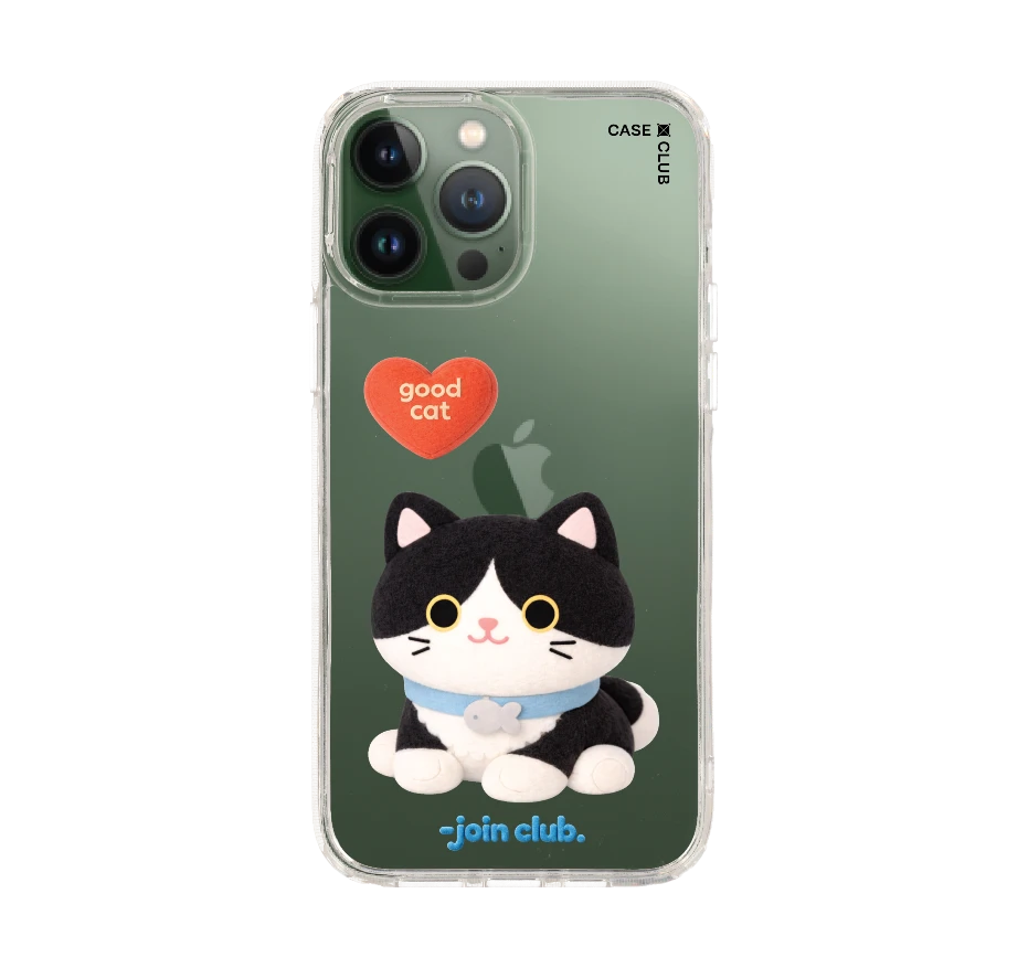 join the club heartful แมวทักซิโด้