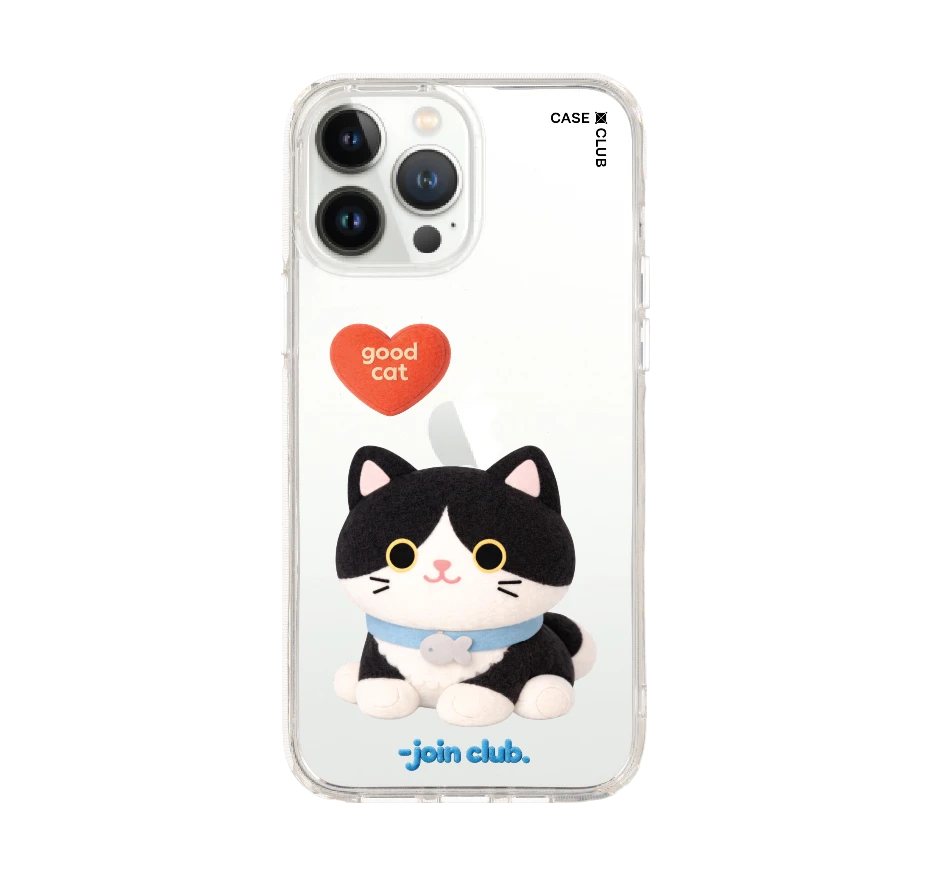 join the club heartful แมวทักซิโด้