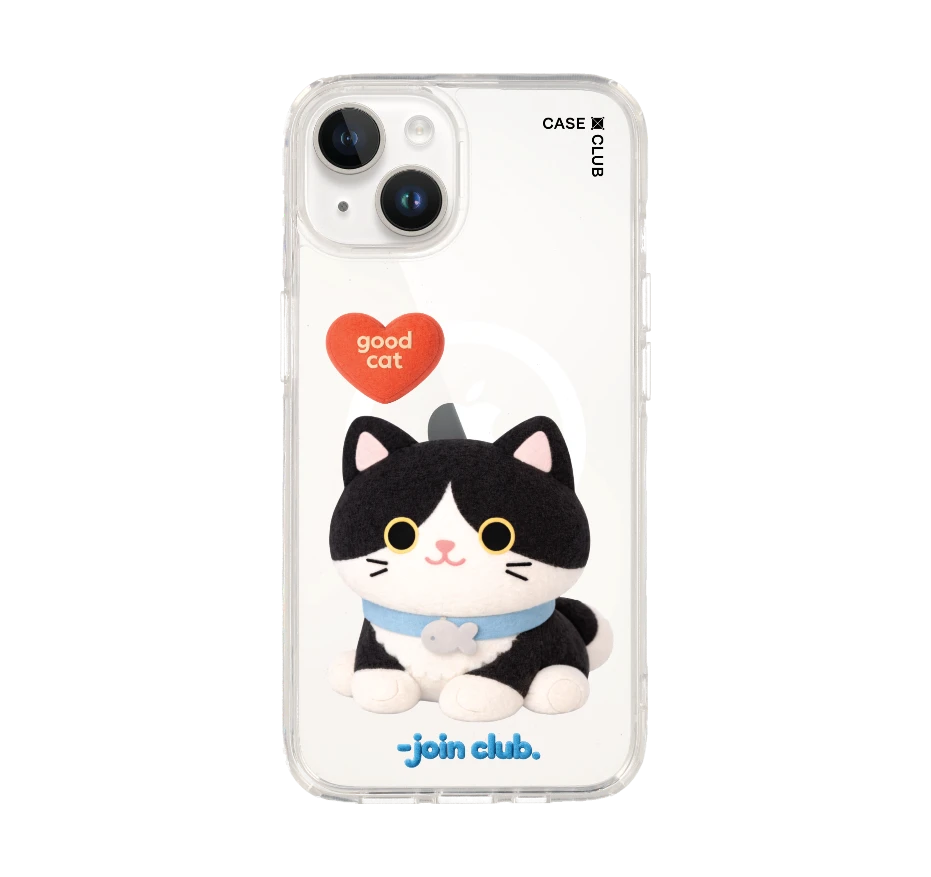 join the club heartful แมวทักซิโด้