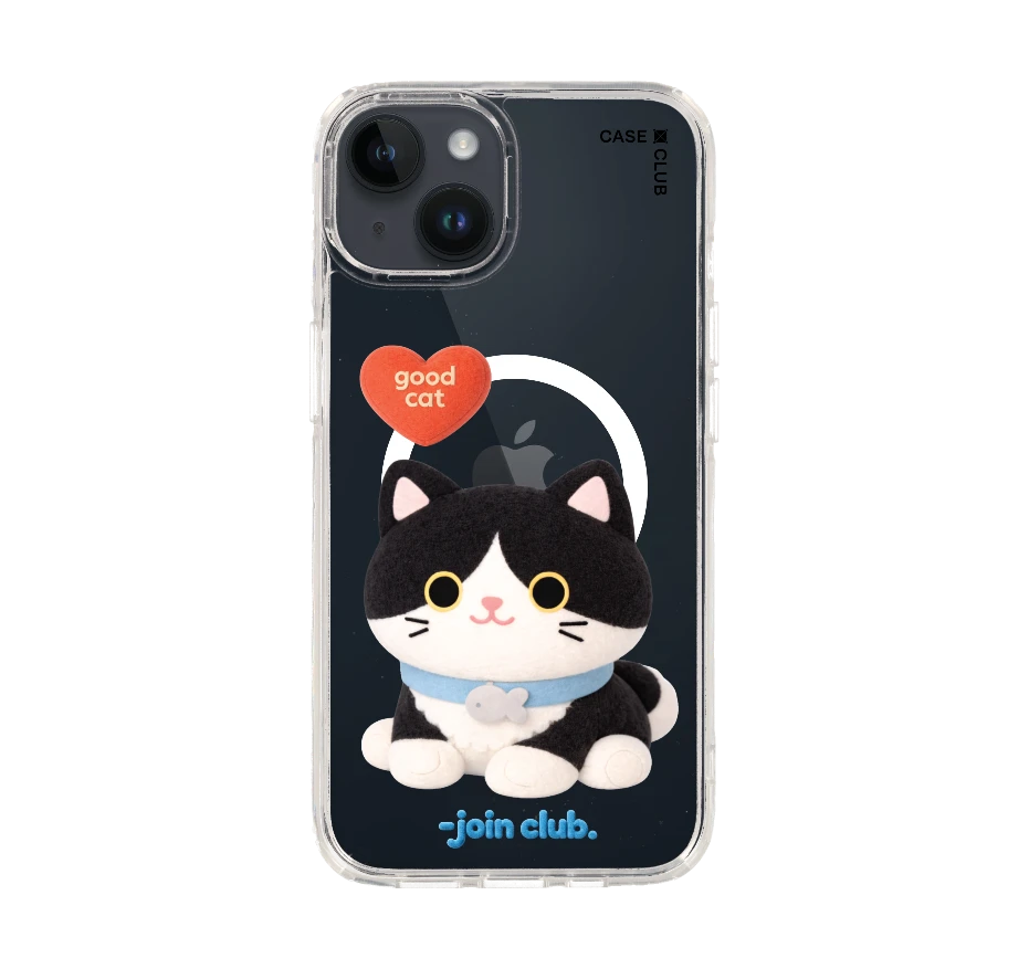 join the club heartful แมวทักซิโด้