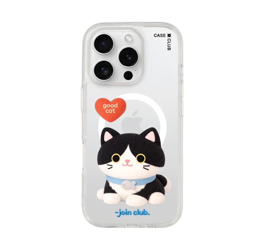 join the club heartful แมวทักซิโด้