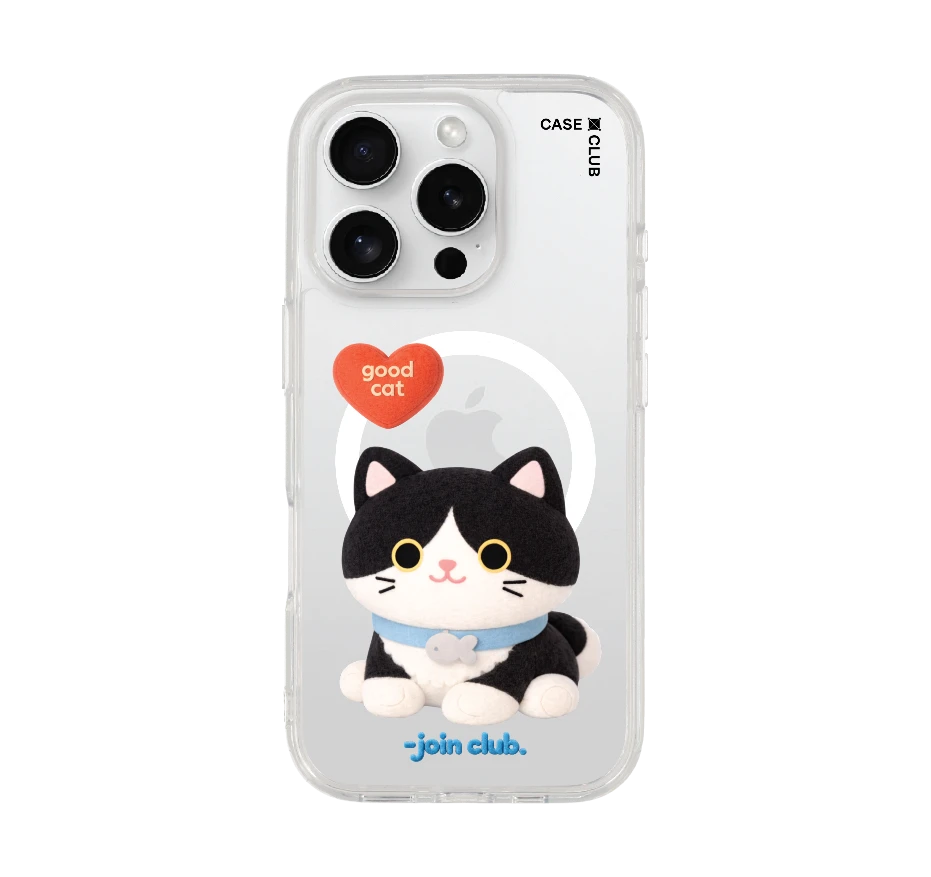 join the club heartful แมวทักซิโด้