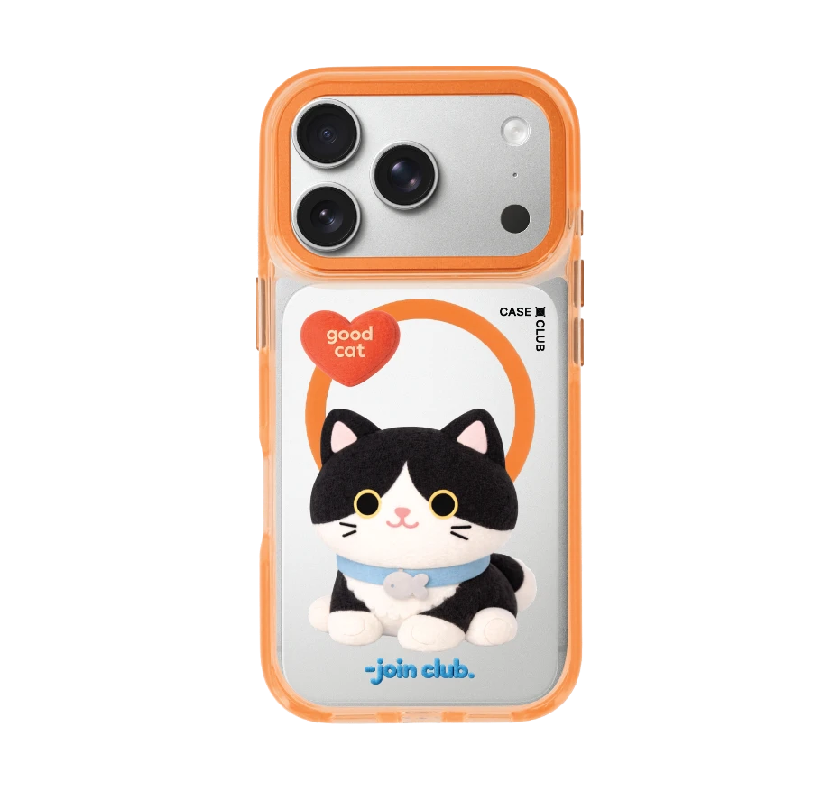join the club heartful tuxedo cat