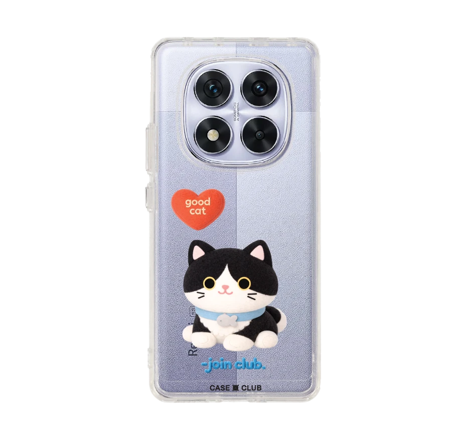 join the club heartful tuxedo cat