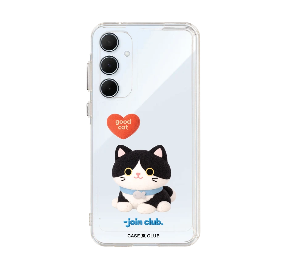 join the club heartful แมวทักซิโด้