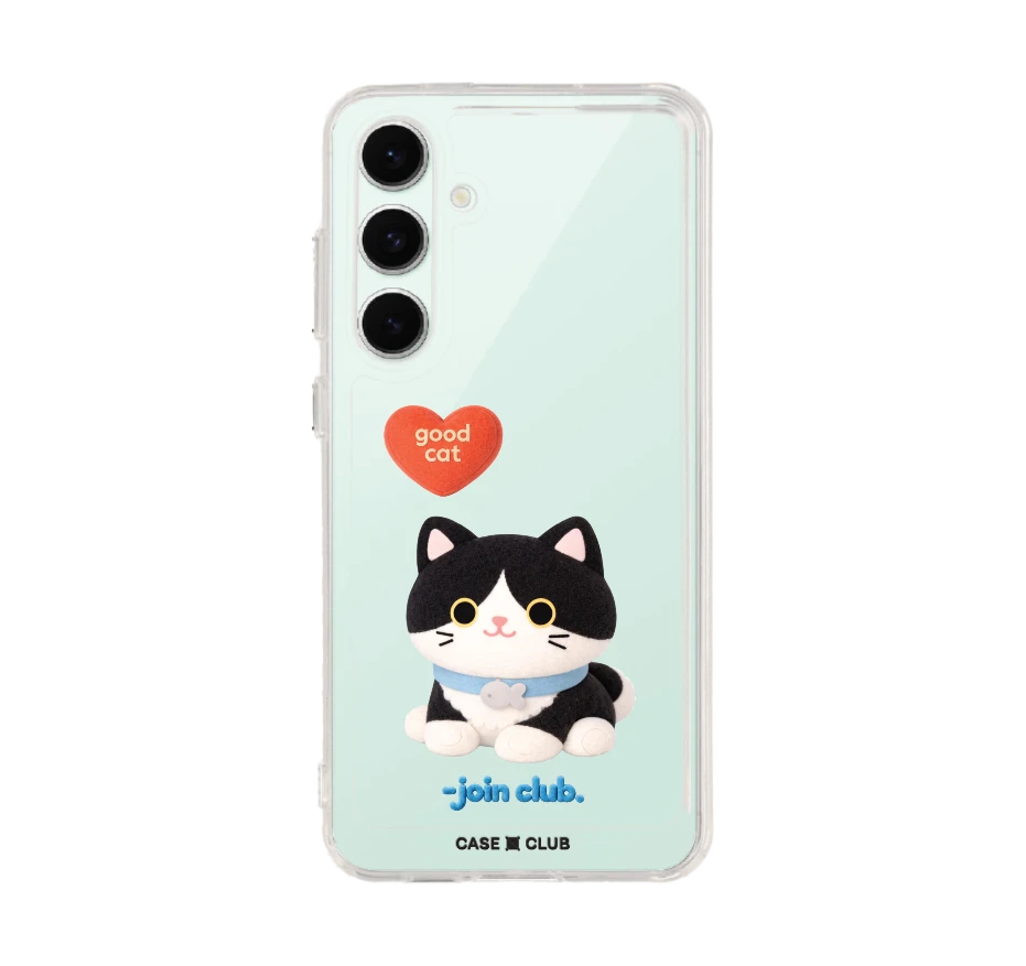 join the club heartful แมวทักซิโด้