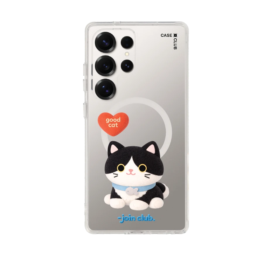 join the club heartful แมวทักซิโด้