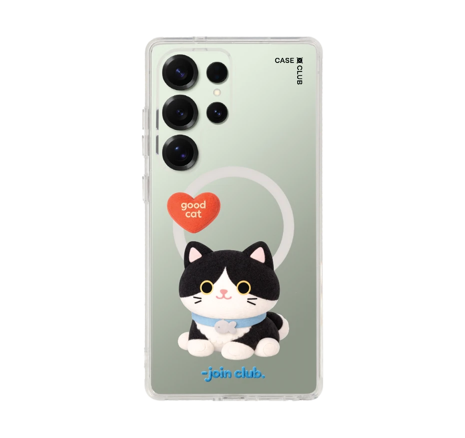 join the club heartful แมวทักซิโด้