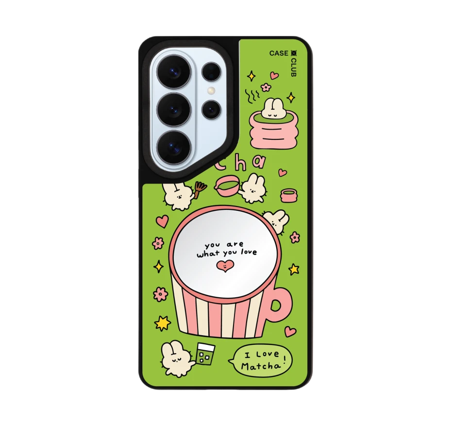 fluffy bunny matcha