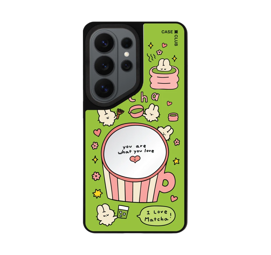 fluffy bunny matcha
