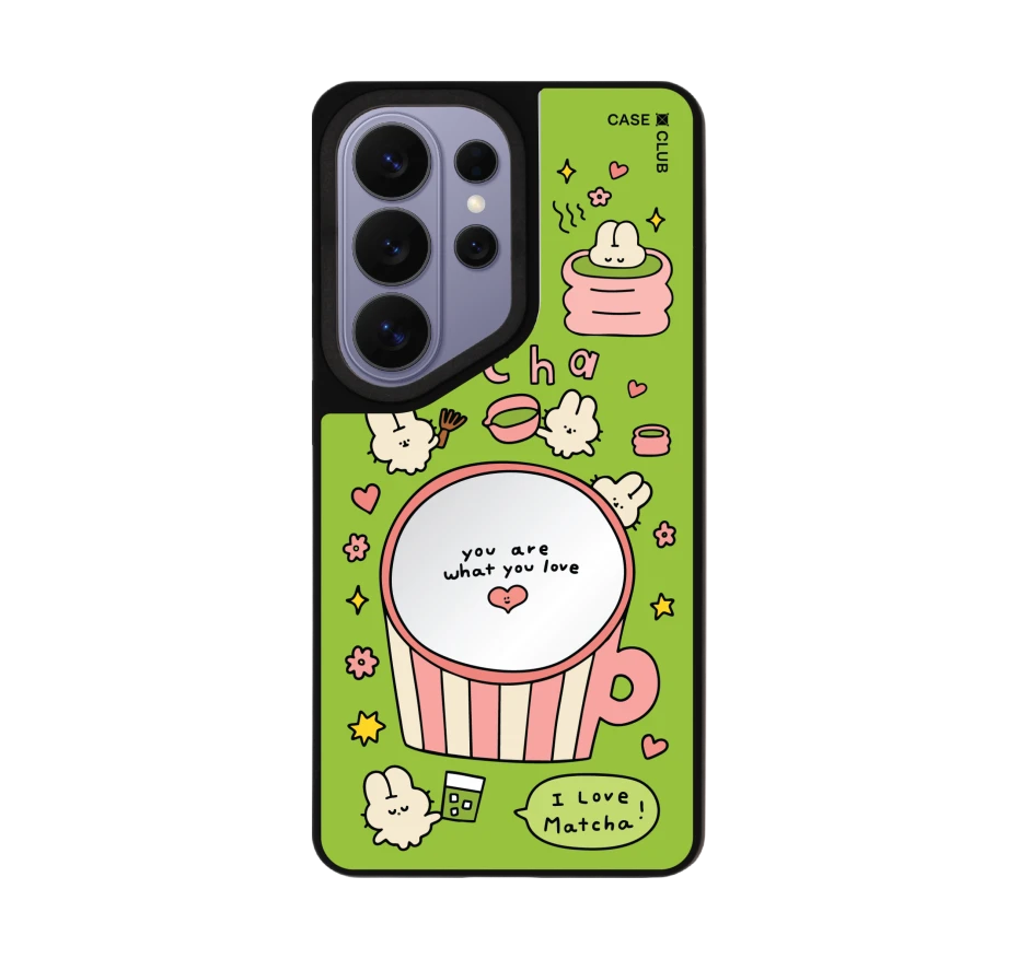 fluffy bunny matcha