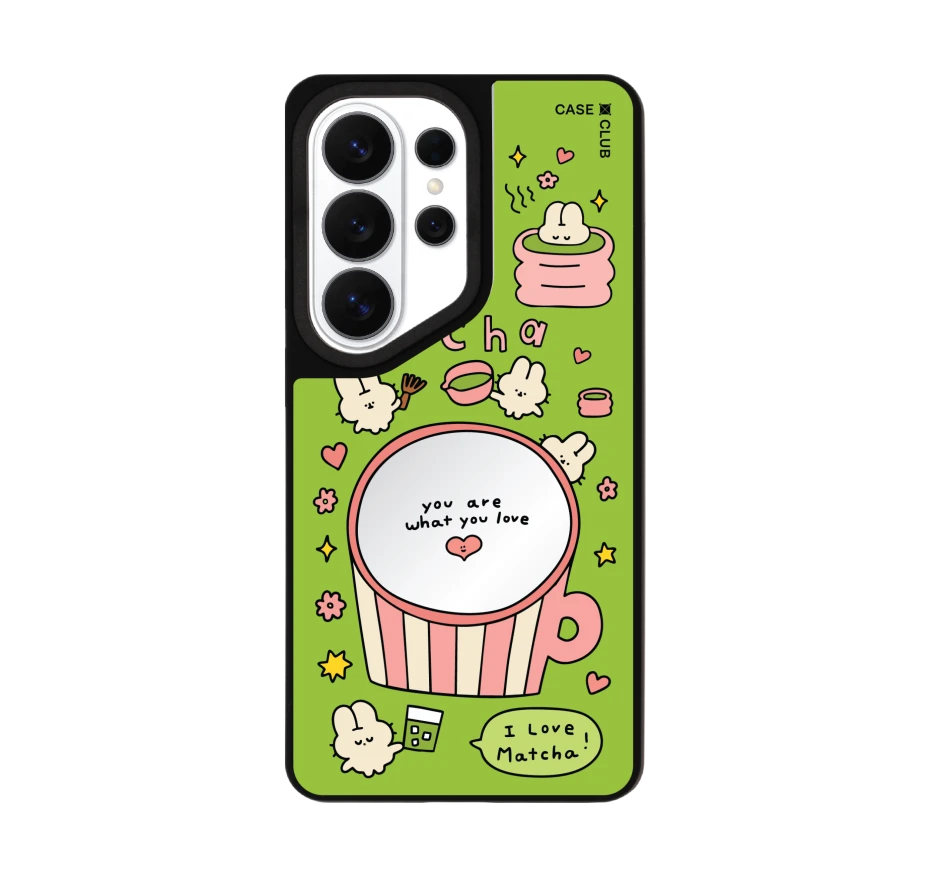 fluffy bunny matcha