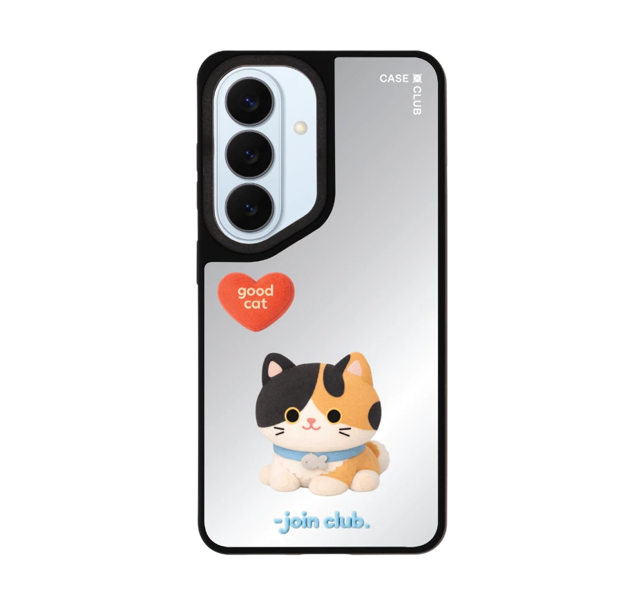 join the club heartful calico cat