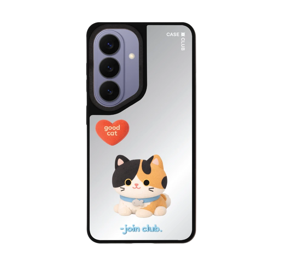 join the club heartful calico cat