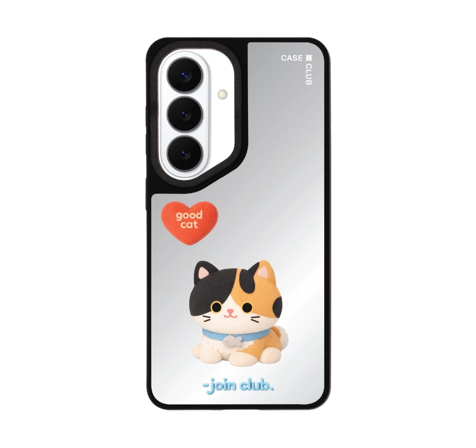 join the club heartful calico cat