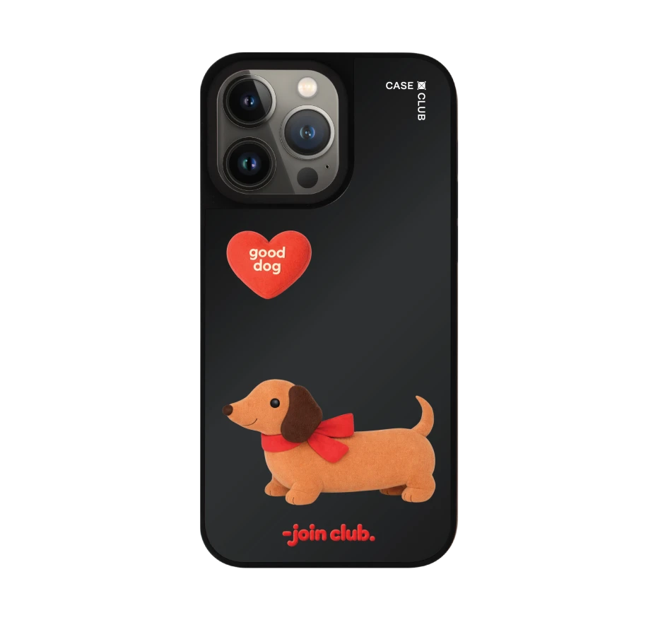 join the club heartful dachshund