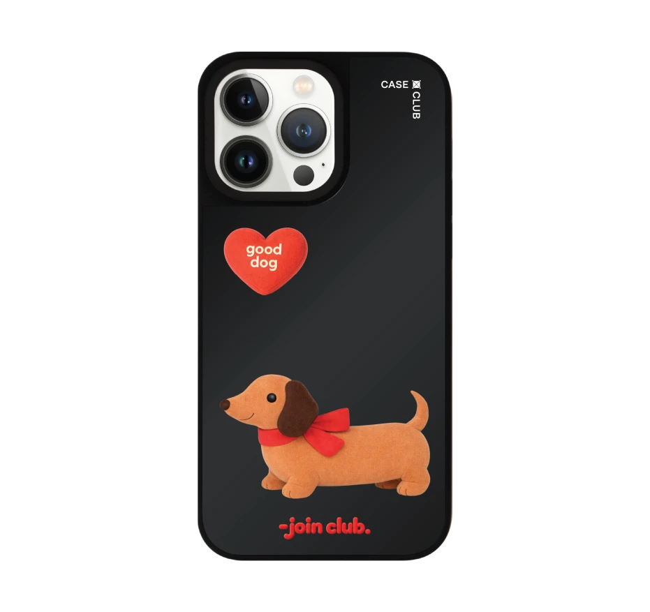 join the club heartful dachshund
