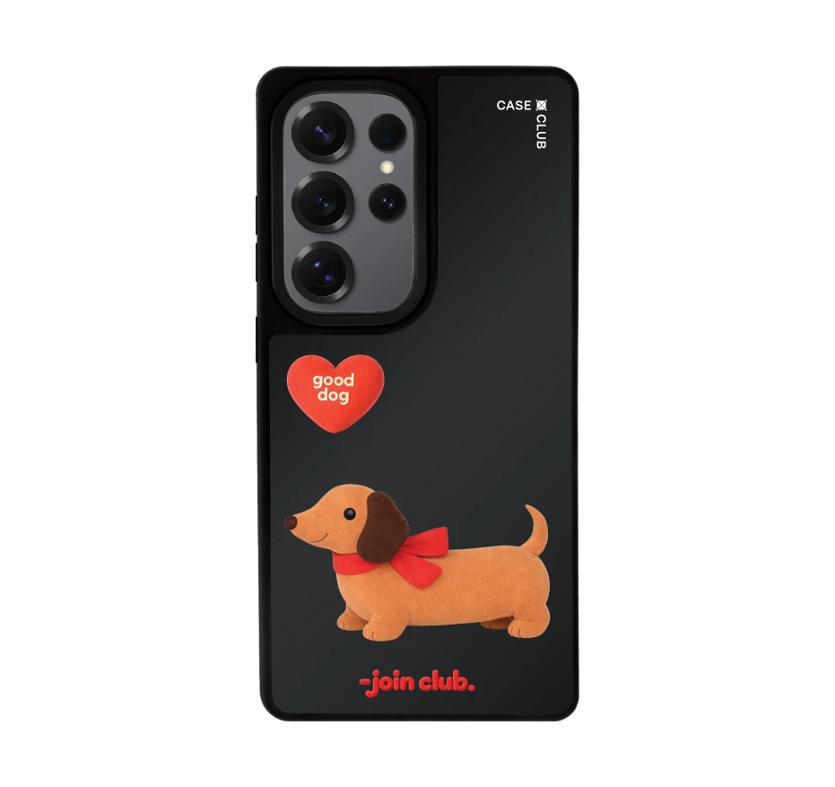 join the club heartful dachshund