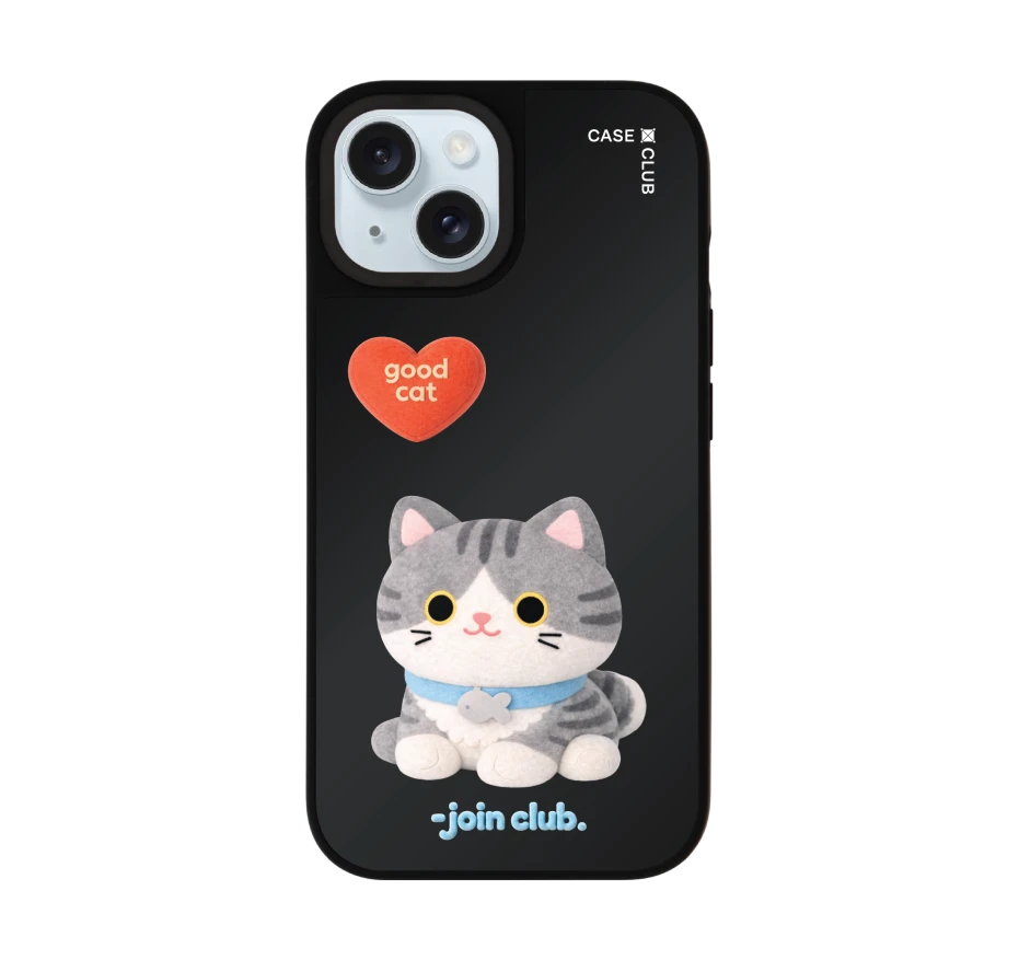 join the club heartful แมวลายสลิด